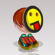 Masque Smiley Tire-Langue