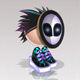 Masque Smiley Alien