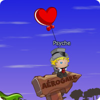 Ballon volant : Coeur