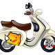 MONTURE : Scooter Vesbla