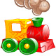 MONTURE : Train en Bois