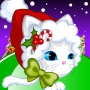 Chat domestique Noël